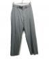MARKAWARE（マーカウェア）の古着「FLAT FRONT TROUSERS ORGANIC WOOL TROPICAL」｜グレー