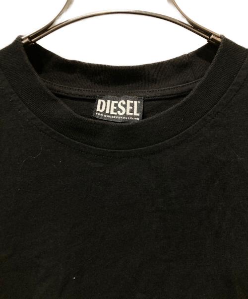 DIESEL（ディーゼル）DIESEL (ディーゼル) T-BOGGY-MEGOVALティー・ボギー・メゴバル ブラック サイズ:Ｌの古着・服飾アイテム