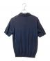 TOMORROW LAND (トゥモローランド) シルクコットン ニットポロシャツ ネイビー サイズ:Ｍ：5000円