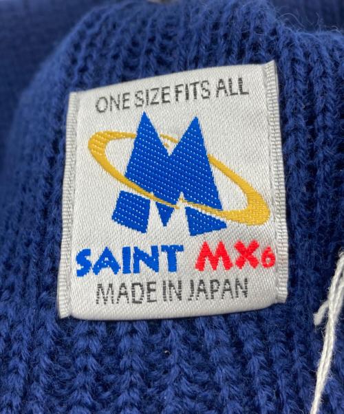 SAINT MICHAEL（セントマイケル）SAINT MICHAEL (セントマイケル) 24AW SAINT KNIT CAP ネイビーの古着・服飾アイテム