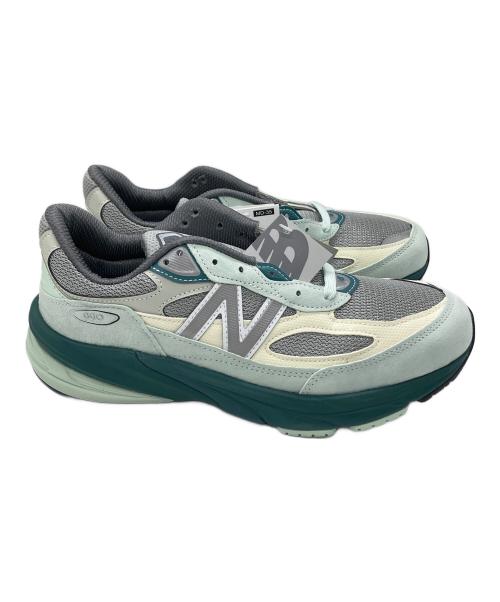NEW BALANCE（ニューバランス）NEW BALANCE (ニューバランス) ローカットスニーカー グリーン×ブルー サイズ:27.5ｃｍの古着・服飾アイテム