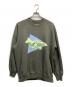 maison kitsune（メゾンキツネ）の古着「プリントスウェット」｜カーキ