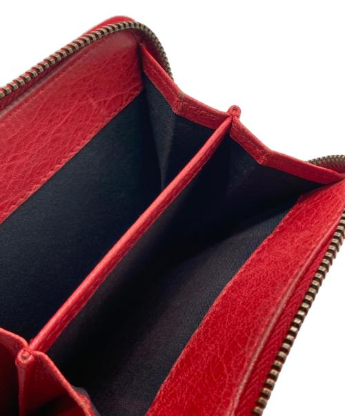 BALENCIAGA（バレンシアガ）BALENCIAGA (バレンシアガ) 2つ折り財布 レッドの古着・服飾アイテム