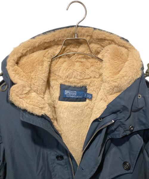 RALPH LAUREN（ラルフローレン）RALPH LAUREN (ラルフローレン) ファーライナー付きコート ネイビー サイズ:Sの古着・服飾アイテム