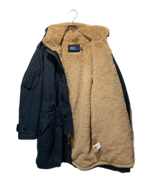 RALPH LAUREN（ラルフローレン）RALPH LAUREN (ラルフローレン) ファーライナー付きコート ネイビー サイズ:Sの古着・服飾アイテム