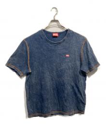 DIESEL（ディーゼル）の古着「Denim effect Tシャツ」｜インディゴ