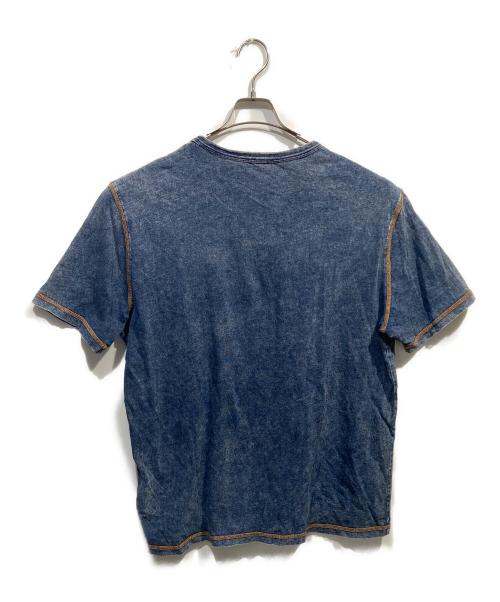 DIESEL（ディーゼル）DIESEL (ディーゼル) Denim effect Tシャツ インディゴ サイズ:XXLの古着・服飾アイテム