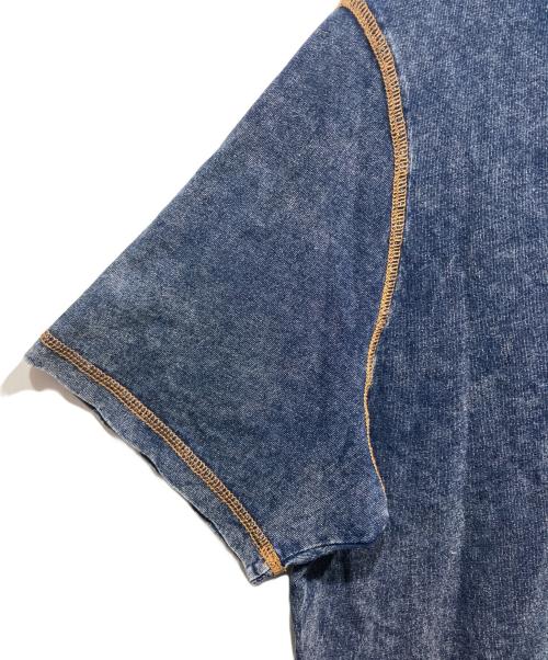 DIESEL（ディーゼル）DIESEL (ディーゼル) Denim effect Tシャツ インディゴ サイズ:XXLの古着・服飾アイテム