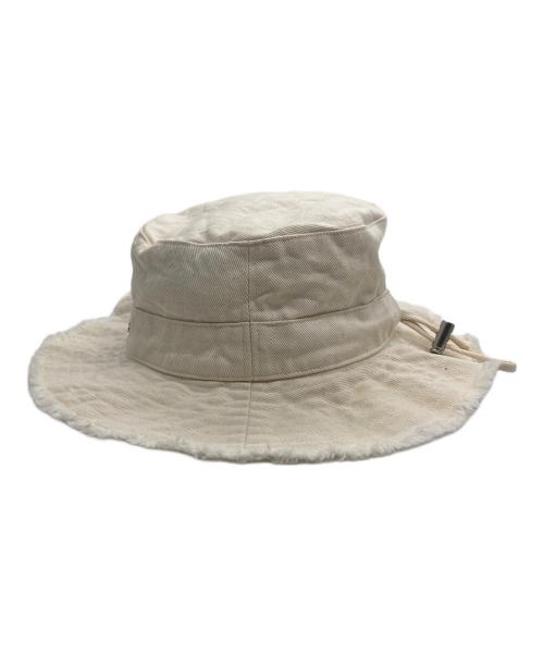 jacquemus（ジャックムス）jacquemus (ジャックムス) バケットハット ホワイト サイズ:SIZE58の古着・服飾アイテム