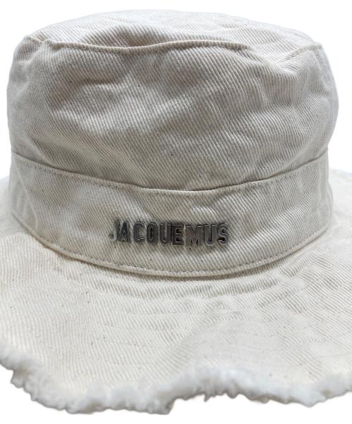 jacquemus（ジャックムス）jacquemus (ジャックムス) バケットハット ホワイト サイズ:SIZE58の古着・服飾アイテム