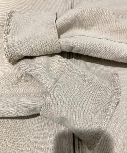 Y-3（ワイスリー）Y-3 (ワイスリー) バックロゴ スウェット ジップアップフーディー ベージュ サイズ:SIZE Mの古着・服飾アイテム