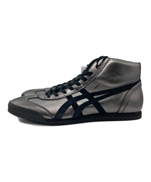Onitsuka Tiger（オニツカタイガー）Onitsuka Tiger (オニツカタイガー) MEXICO MID RUNNER DELUXE ブラック×グレー サイズ:28㎝の古着・服飾アイテム