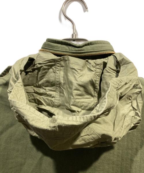 POLO RALPH LAUREN（ポロ・ラルフローレン）POLO RALPH LAUREN (ポロ・ラルフローレン) ボクシーフィットデストロイドヘムジャケット カーキ サイズ:XSの古着・服飾アイテム