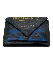 BALENCIAGA（バレンシアガ）の古着「3つ折り財布」｜ブラック