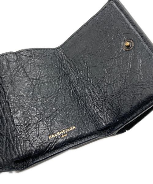 BALENCIAGA（バレンシアガ）BALENCIAGA (バレンシアガ) 3つ折り財布 ブラックの古着・服飾アイテム