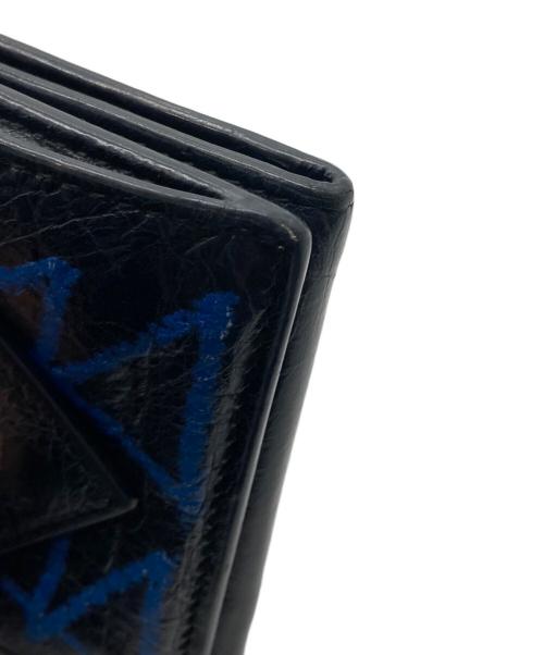 BALENCIAGA（バレンシアガ）BALENCIAGA (バレンシアガ) 3つ折り財布 ブラックの古着・服飾アイテム