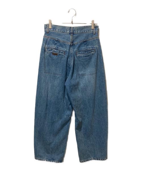 crewre（クルーレ）crewre (クルーレ) ソフトカーヴィーデニムパンツ インディゴ サイズ:２の古着・服飾アイテム