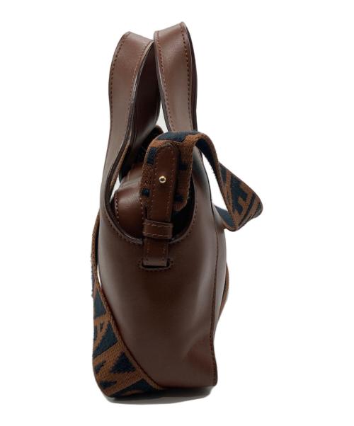 STELLA McCARTNEY（ステラマッカートニー）STELLA McCARTNEY (ステラマッカートニー) サークルロゴ2WAYショルダーバッグ ブラウンの古着・服飾アイテム