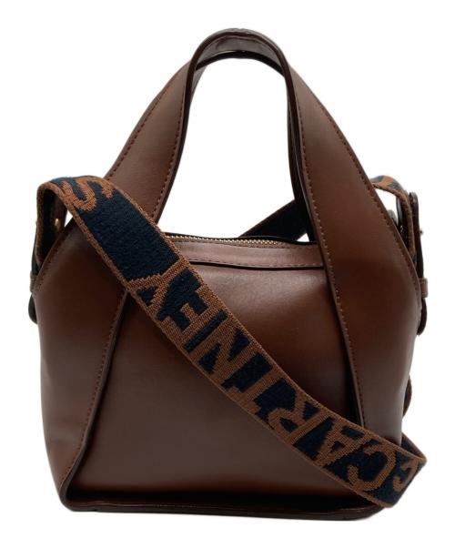 STELLA McCARTNEY（ステラマッカートニー）STELLA McCARTNEY (ステラマッカートニー) サークルロゴ2WAYショルダーバッグ ブラウンの古着・服飾アイテム