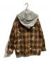el conductorH (コンダクター) TEENAGE HOODED FLANNEL SHIRT ブラウン サイズ:2：17000円