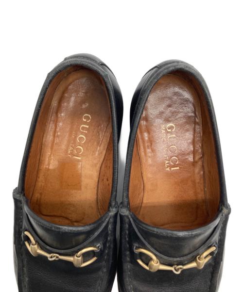 GUCCI（グッチ）GUCCI (グッチ) ホースビットローファー ブラック サイズ:361/2の古着・服飾アイテム