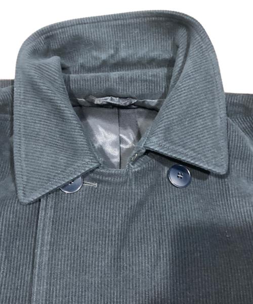 agnes b homme（アニエスベーオム）agnes b homme (アニエスベーオム) コーデュロイステンカラーコート ネイビー サイズ:50の古着・服飾アイテム