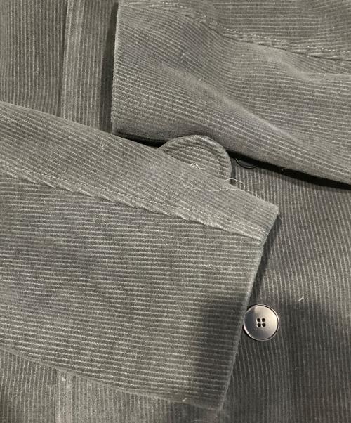 agnes b homme（アニエスベーオム）agnes b homme (アニエスベーオム) コーデュロイステンカラーコート ネイビー サイズ:50の古着・服飾アイテム