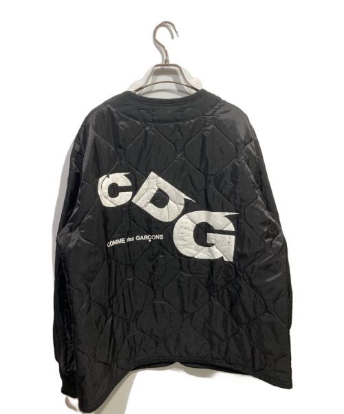 CDG（シーディージー）CDG (シーディージー) Alpha Industries (アルファインダストリーズ) ライナーキルティングジャケット ブラック サイズ:Lの古着・服飾アイテム