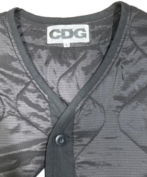 CDG（シーディージー）CDG (シーディージー) Alpha Industries (アルファインダストリーズ) ライナーキルティングジャケット ブラック サイズ:Lの古着・服飾アイテム