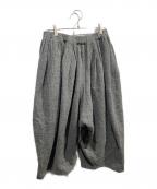 COMME des GARCONS COMME des GARCONSコムデギャルソン コムデギャルソン）の古着「イージーウールクロップドパンツ」｜グレー