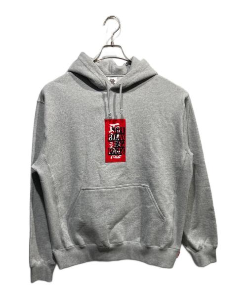 THE BLACK EYE PATCH（ブラックアイパッチ）THE BLACK EYE PATCH (ブラックアイパッチ) プルオーバーパーカー グレー サイズ:Mの古着・服飾アイテム