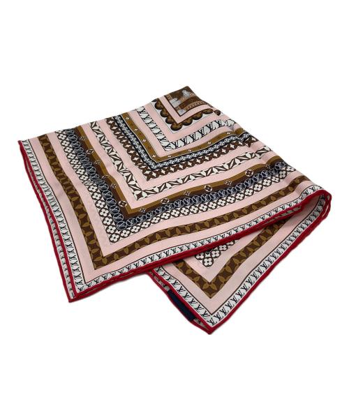 LOUIS VUITTON（ルイ ヴィトン）LOUIS VUITTON (ルイ ヴィトン) カレ45・エヴァーラスティング LV ピンク×ブラウンの古着・服飾アイテム