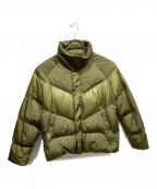 NIKEナイキ）の古着「ダウンジャケット」｜カーキ