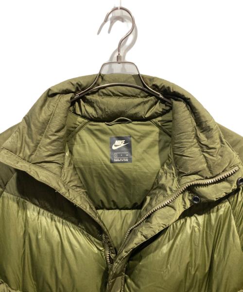 NIKE（ナイキ）NIKE (ナイキ) ダウンジャケット カーキ サイズ:Sの古着・服飾アイテム