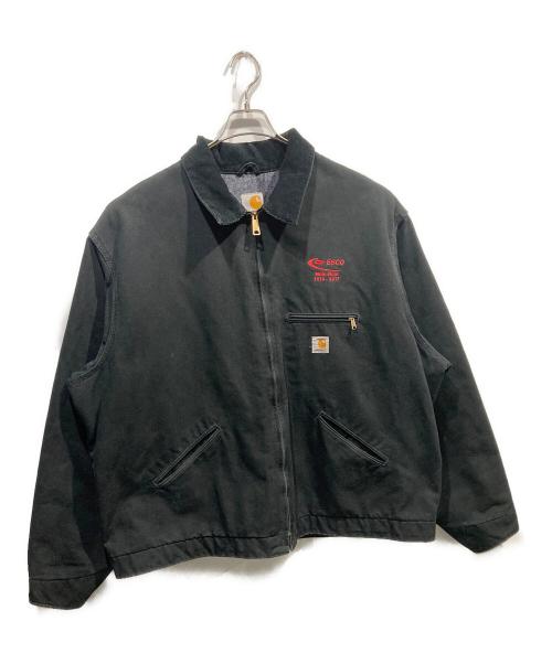CarHartt（カーハート）CarHartt (カーハート) 刺繍入りデトロイトジャケット ブラック サイズ:3xlの古着・服飾アイテム