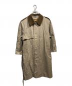 Burberry'sバーバリー）の古着「ライナー付き襟コーデュロイコート」｜ベージュ