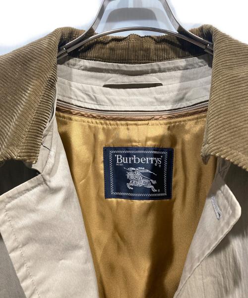 Burberry's（バーバリー）Burberry's (バーバリー) ライナー付き襟コーデュロイコート ベージュ サイズ:不明の古着・服飾アイテム