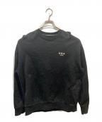 TATRASタトラス）の古着「刺繍ロゴクルーネックスウェット」｜ブラック
