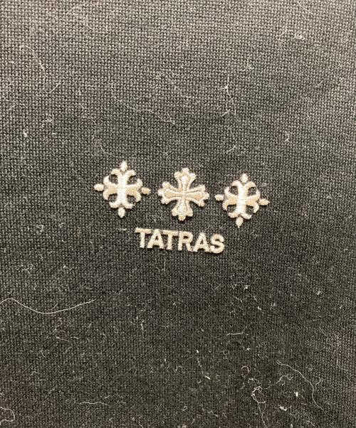 TATRAS（タトラス）TATRAS (タトラス) 刺繍ロゴクルーネックスウェット ブラック サイズ:4の古着・服飾アイテム