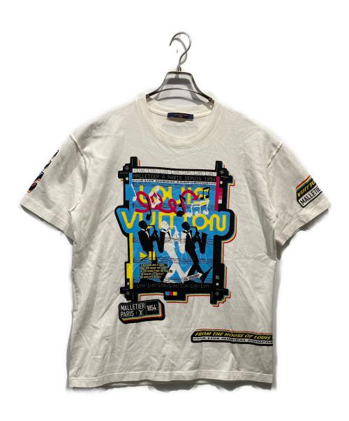 LOUIS VUITTON（ルイ ヴィトン）LOUIS VUITTON (ルイ ヴィトン) 23SS ジャズフライヤープリントTシャツ ホワイト サイズ:Lの古着・服飾アイテム