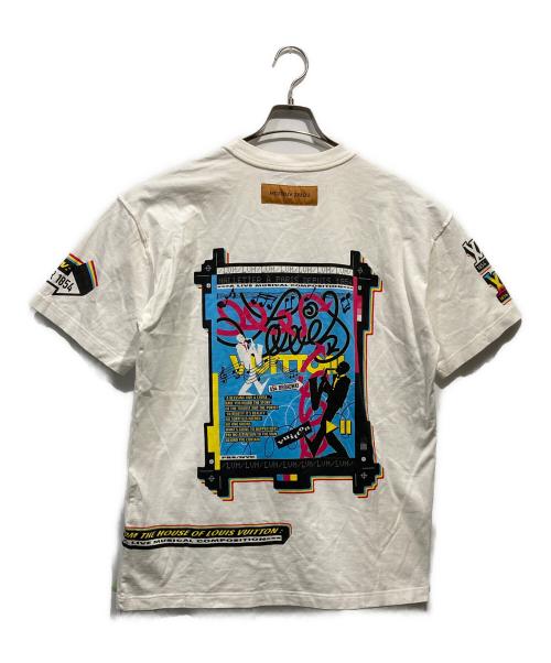 LOUIS VUITTON（ルイ ヴィトン）LOUIS VUITTON (ルイ ヴィトン) 23SS ジャズフライヤープリントTシャツ ホワイト サイズ:Lの古着・服飾アイテム