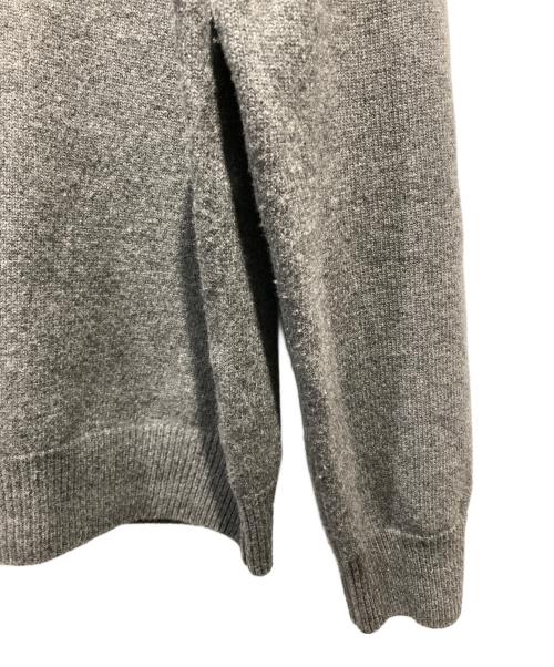 LOEWE（ロエベ）LOEWE (ロエベ) アナグラムロゴ刺繍ニット グレー サイズ:Lの古着・服飾アイテム