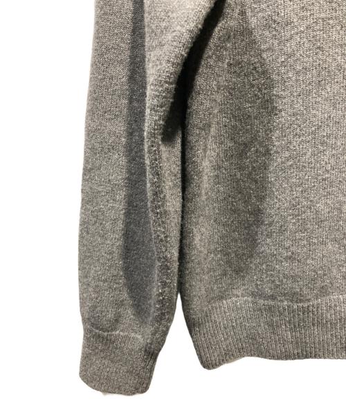 LOEWE（ロエベ）LOEWE (ロエベ) アナグラムロゴ刺繍ニット グレー サイズ:Lの古着・服飾アイテム