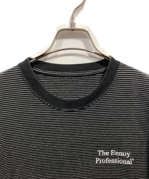 The Ennoy Professional（ザ エンノイ プロフェッショナル）The Ennoy Professional (ザ エンノイ プロフェッショナル) 22SS S/S Border Tee ブラック サイズ:Mの古着・服飾アイテム