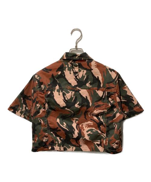 DIESEL（ディーゼル）DIESEL (ディーゼル) C-ADARA-CMF  LOOSE FIT SHIRTS ブラウン サイズ:XSの古着・服飾アイテム