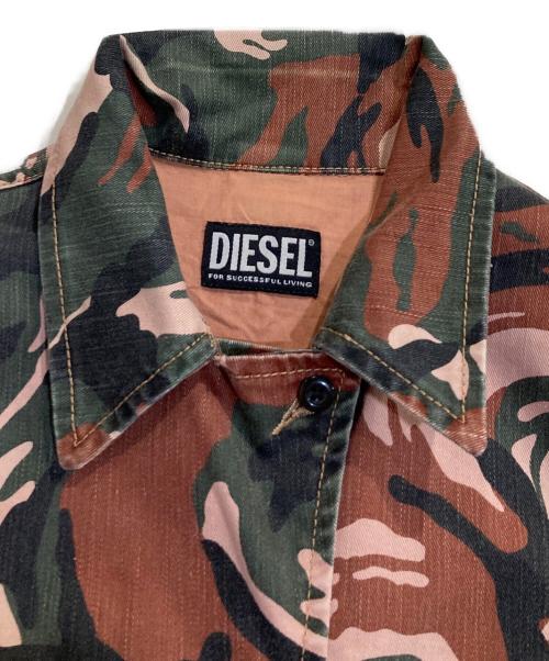DIESEL（ディーゼル）DIESEL (ディーゼル) C-ADARA-CMF  LOOSE FIT SHIRTS ブラウン サイズ:XSの古着・服飾アイテム