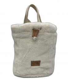 THE NORTH FACE（ザ ノース フェイス）の古着「2wayファーバケットバッグ」｜ホワイト