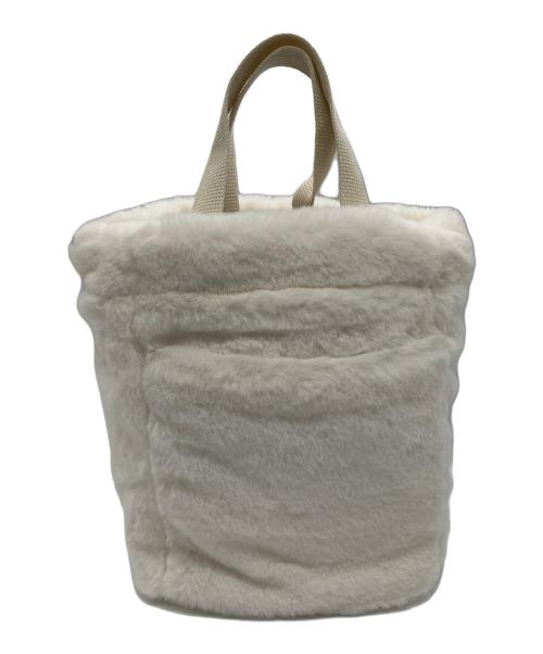 THE NORTH FACE（ザ ノース フェイス）THE NORTH FACE (ザ ノース フェイス) 2wayファーバケットバッグ ホワイト 未使用品の古着・服飾アイテム