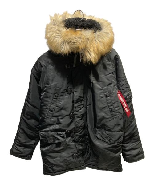 ALPHA（アルファ）ALPHA (アルファ) N-3Bフライトジャケット ブラック サイズ:Mの古着・服飾アイテム