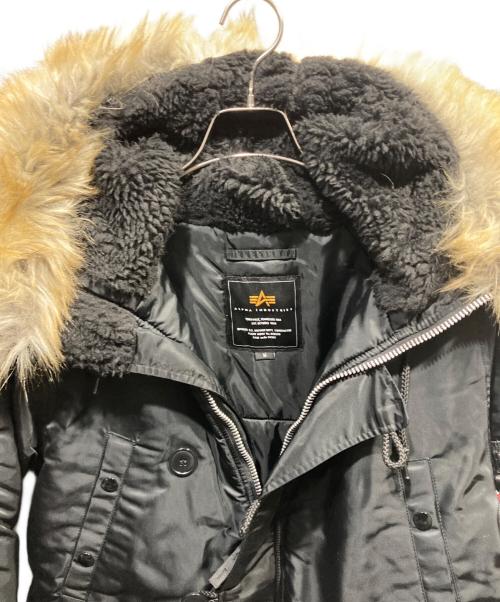 ALPHA（アルファ）ALPHA (アルファ) N-3Bフライトジャケット ブラック サイズ:Mの古着・服飾アイテム